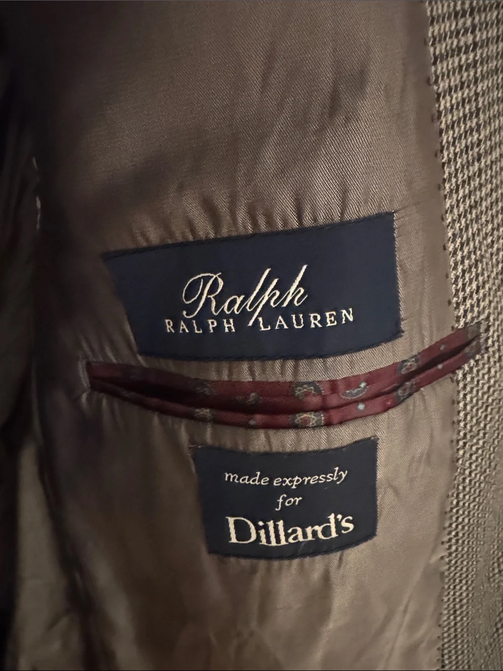 ✨Vintage✨ Men's RALPH LAUREN Black and White Houndstooth Sport Coat